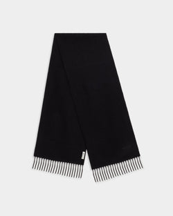 Scarf in Black Wool