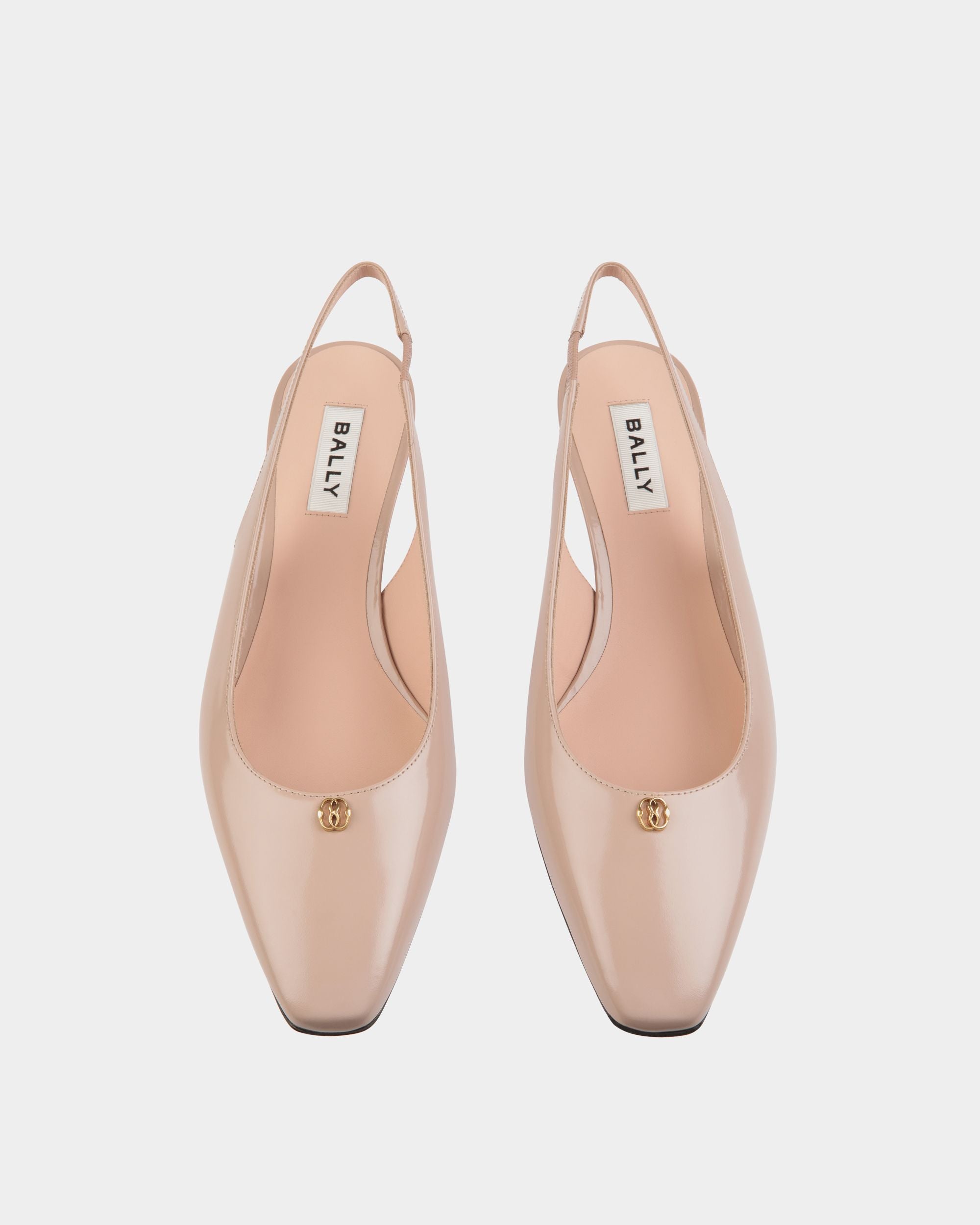 Bally Global - Sylt Slingback Pump in Light Beige Leather - Beige