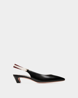 Sylt Slingback Pump In Black Nappa Leather