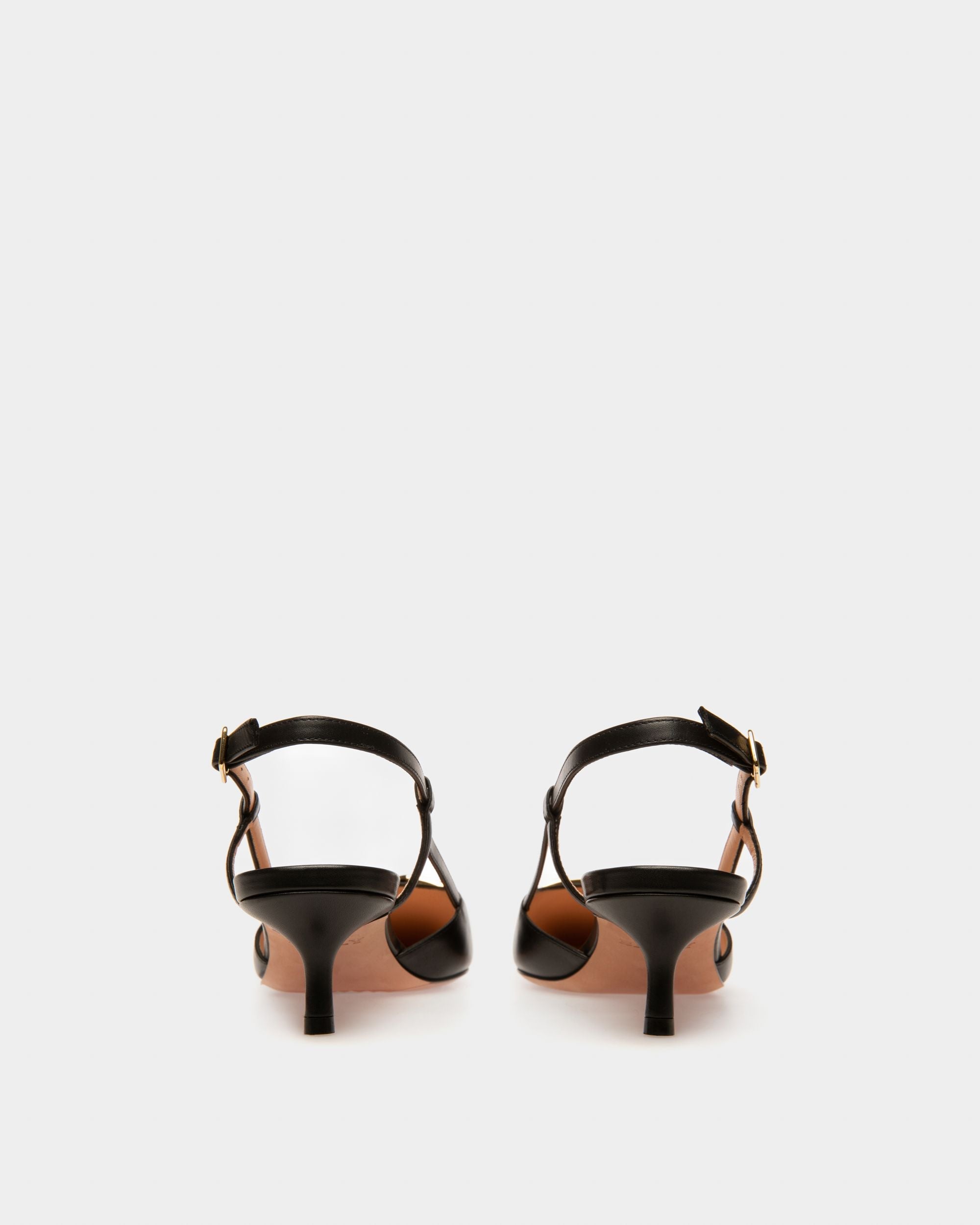 Bally Global - Eva Décolleté In Pelle Nera - Nero