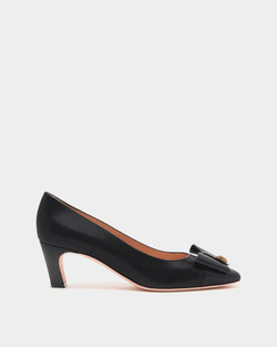 Escarpin B-Bow En Cuir Noir