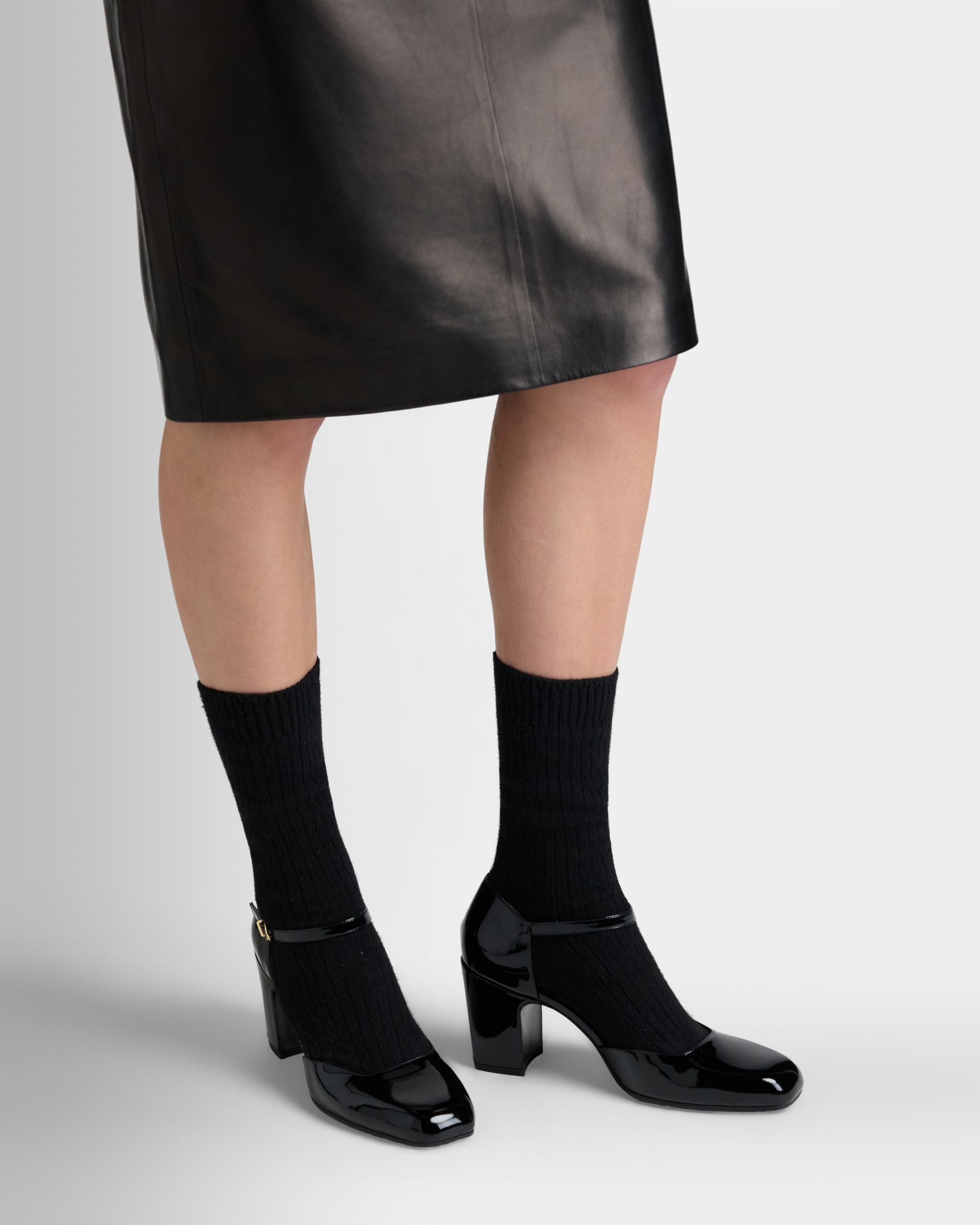 Bally Global - Eclayr Pump in Black Leather - Black