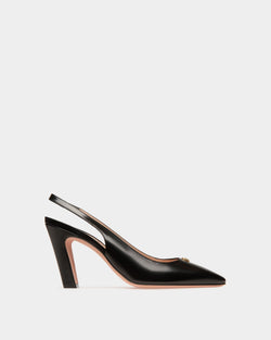 Sylt Slingback Pump In Black Leather