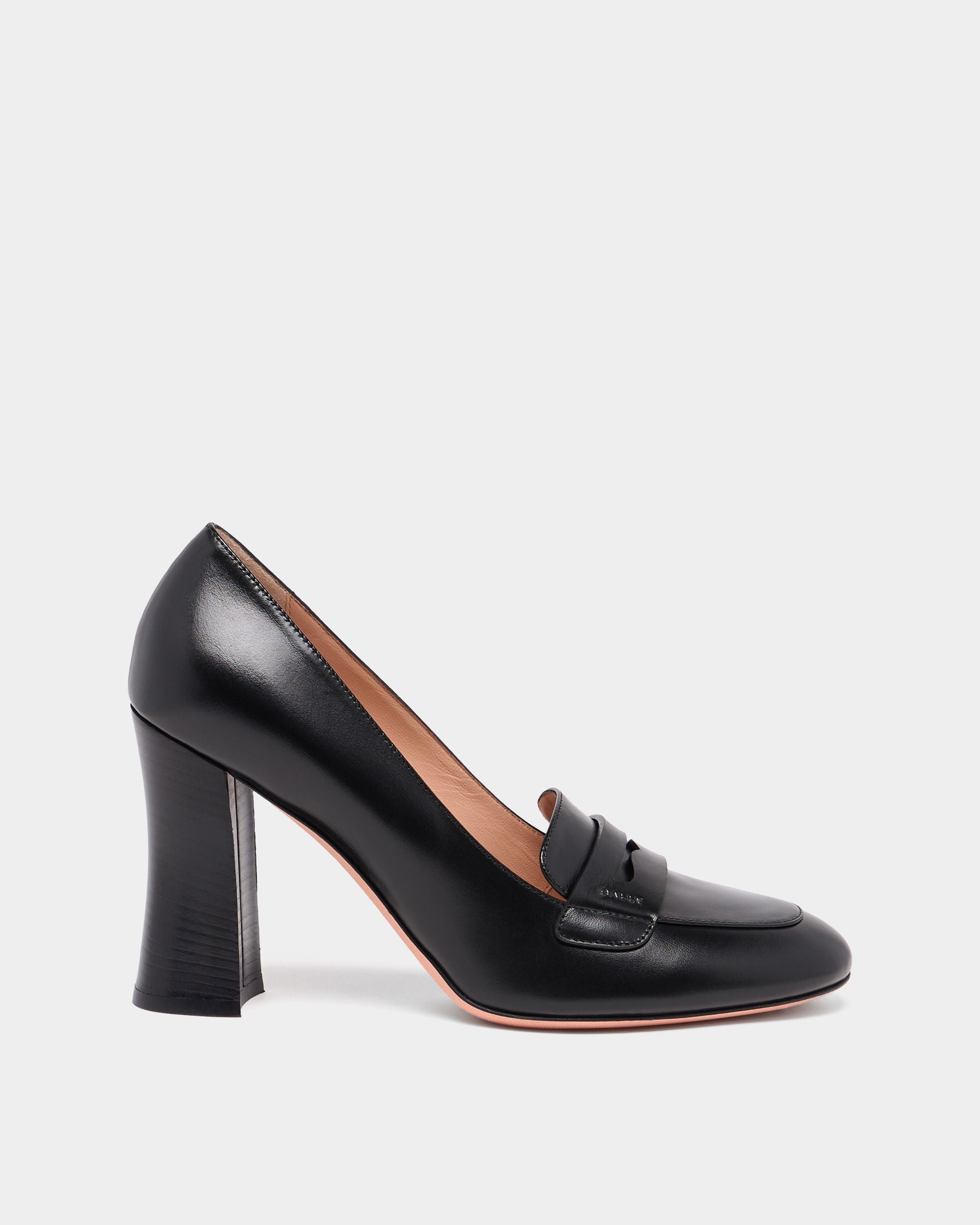 Bally Global - Saule Loafer in Black Leather - Black