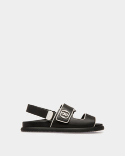 Newport Flat Sandal in Leather