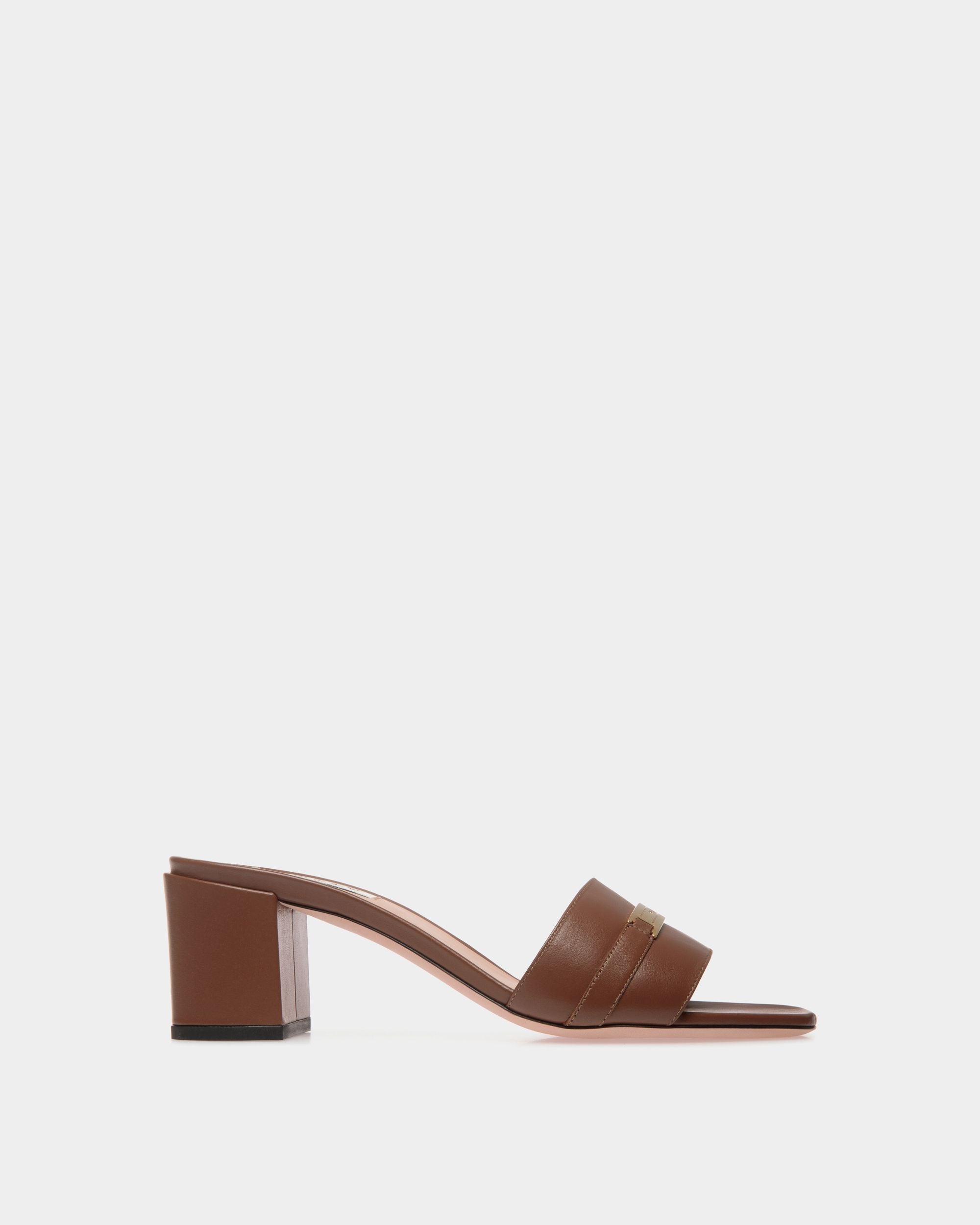 Bally Global - Deco Sandal in Brown Leather - Brown