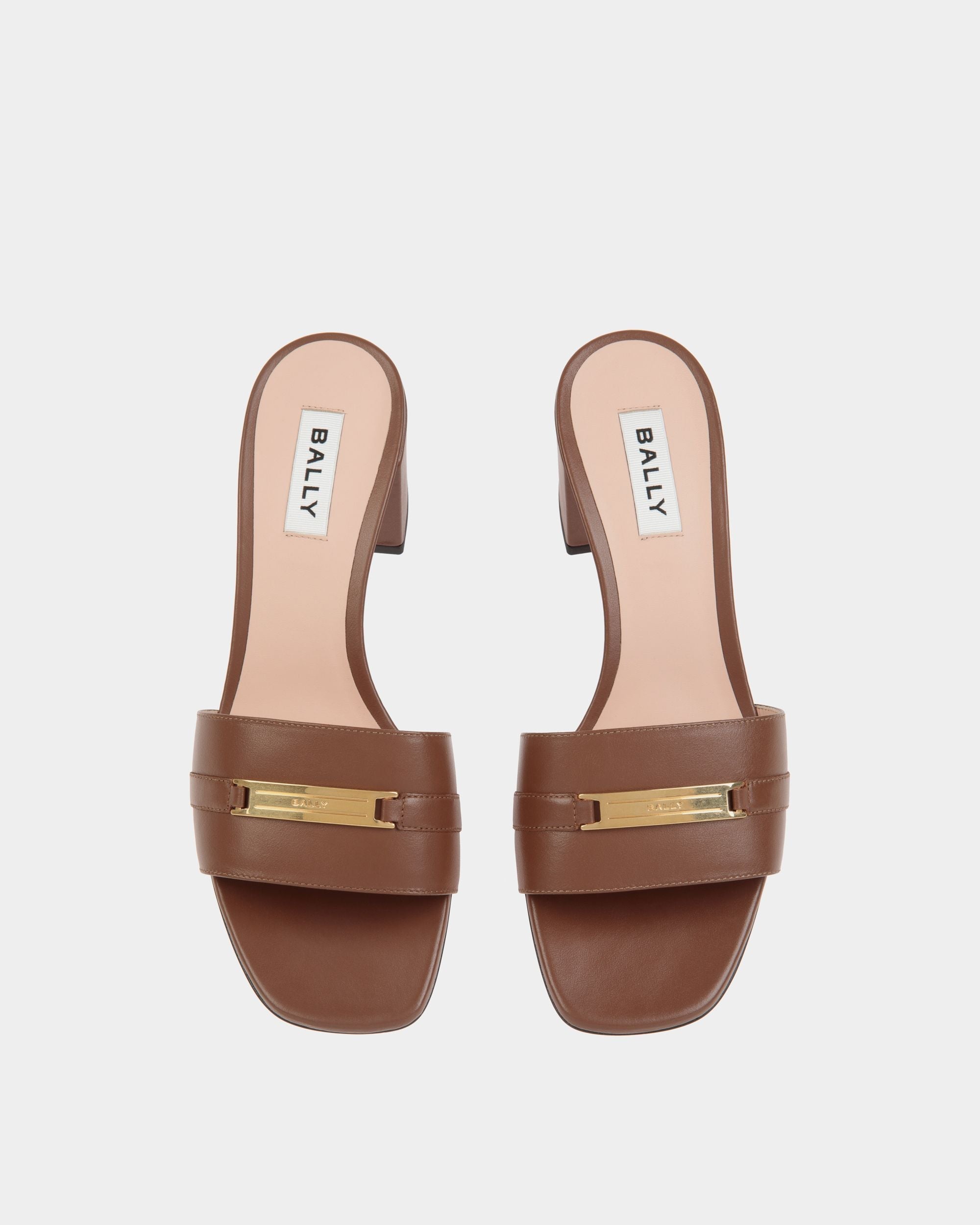 Bally Global - Deco Sandal in Brown Leather - Brown