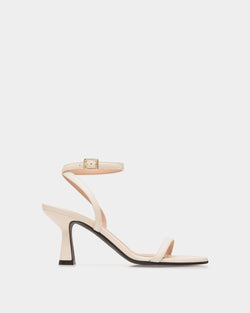 Sandal in White Leather