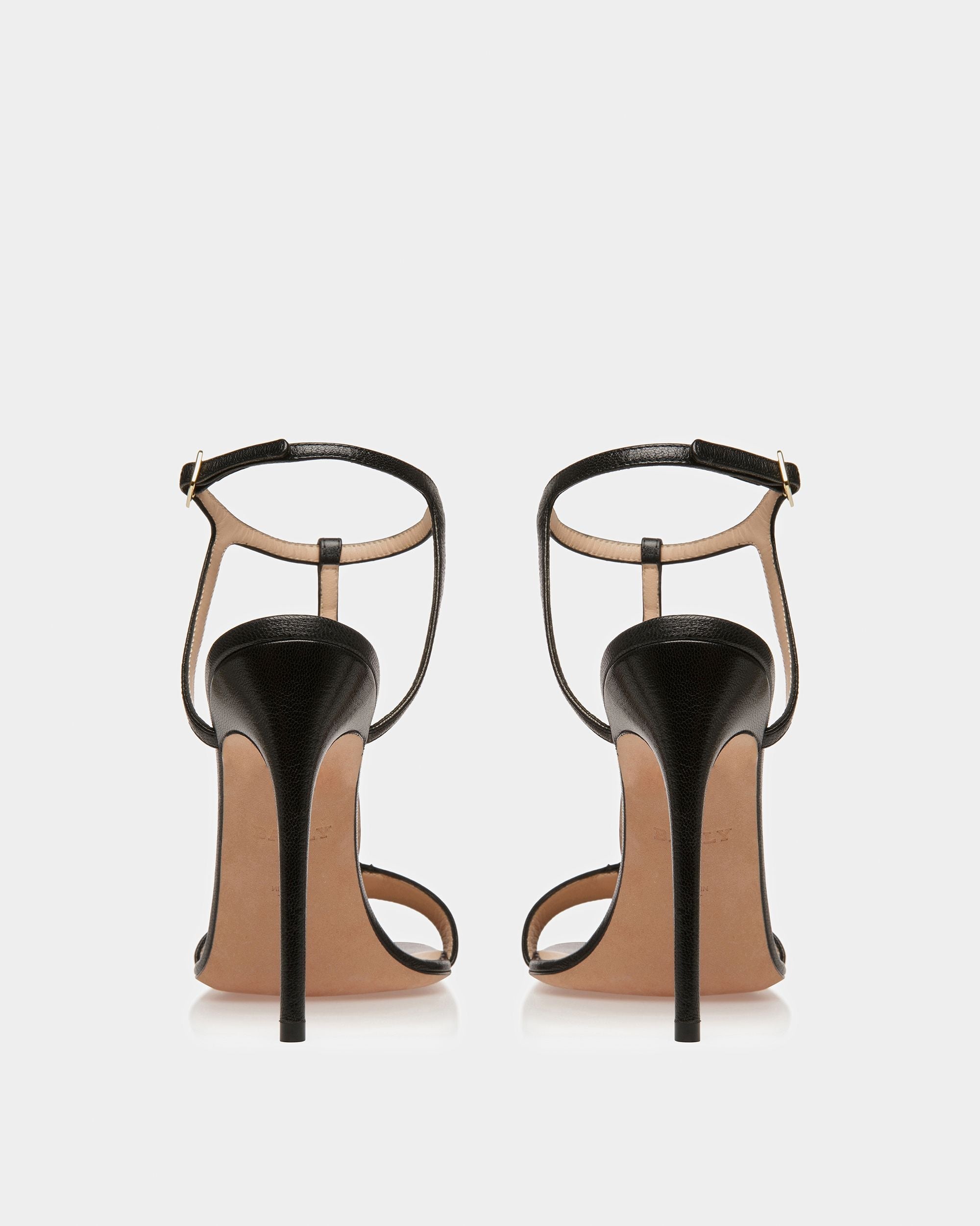 Bally Global - Natalia Leather Sandals In Black - Black