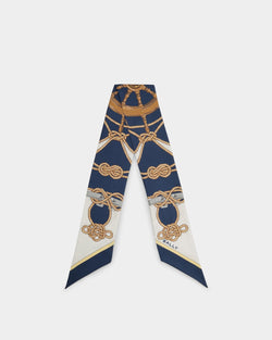 Neck Bow in Multicolor Silk