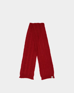 Bufanda De Mohair Y Seda Candy Red