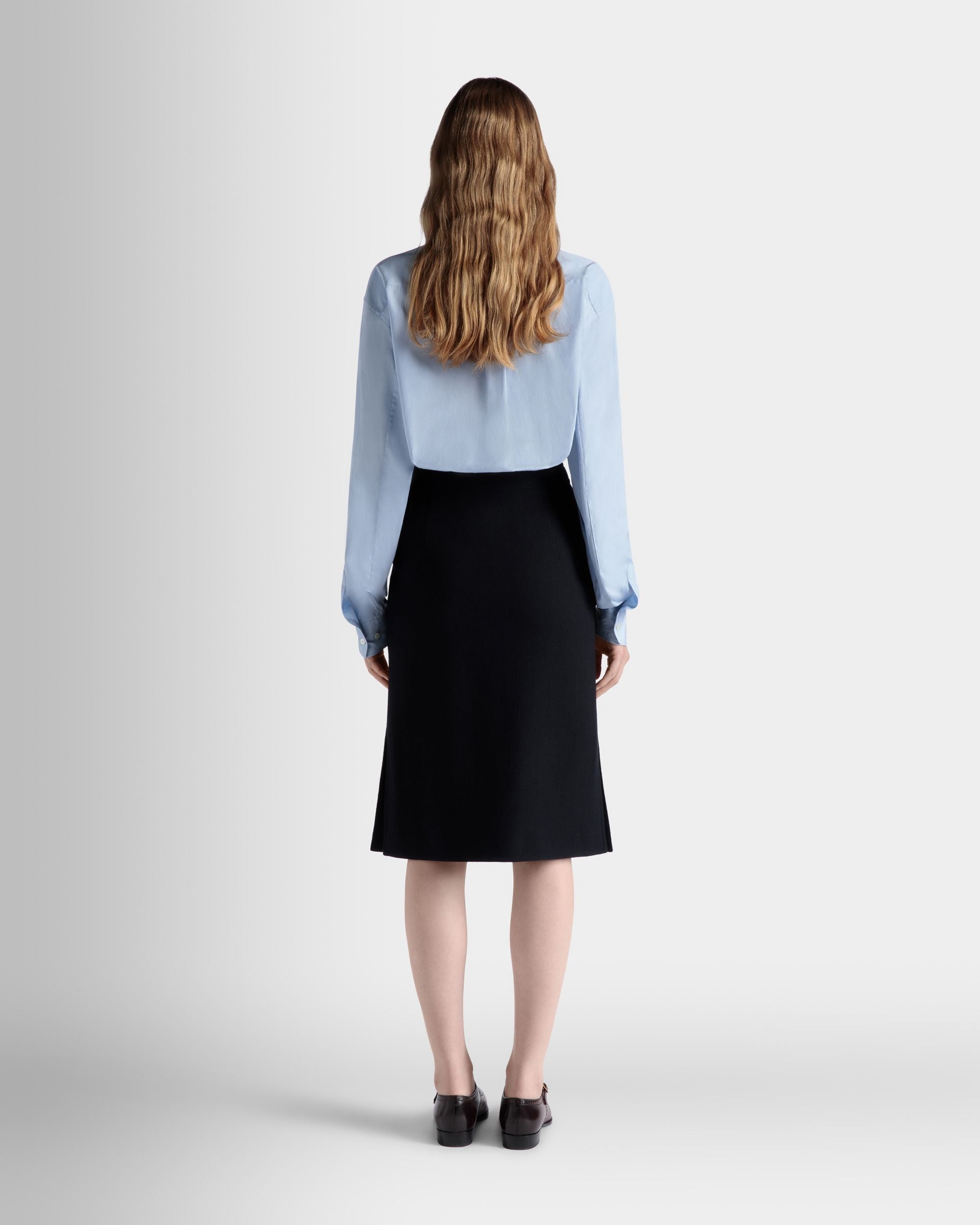 Bally Global - Long Sleeve Shirt In Light Blue Cotton - Blue