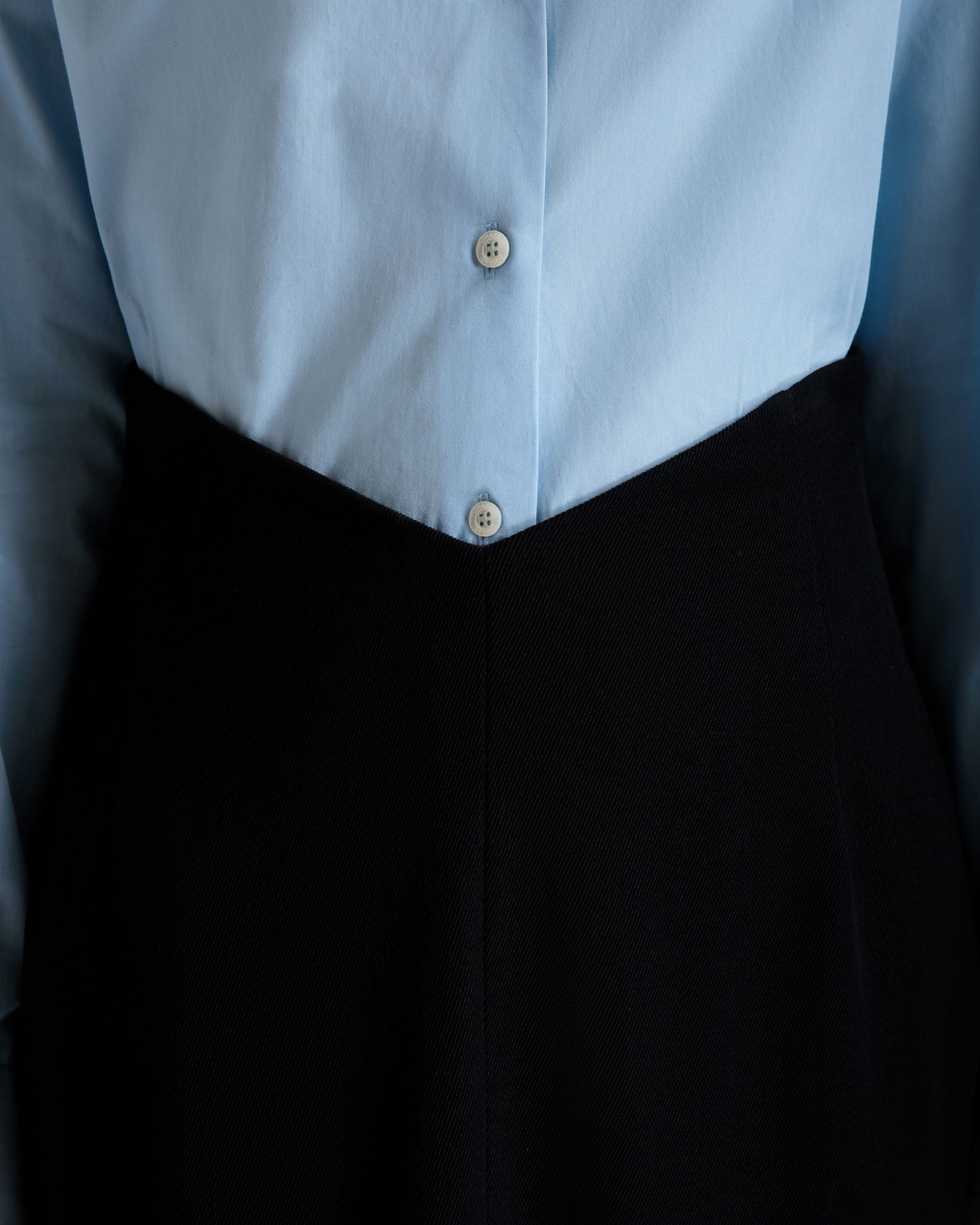 Bally Global - Long Skirt In Black Wool Blend - Negro