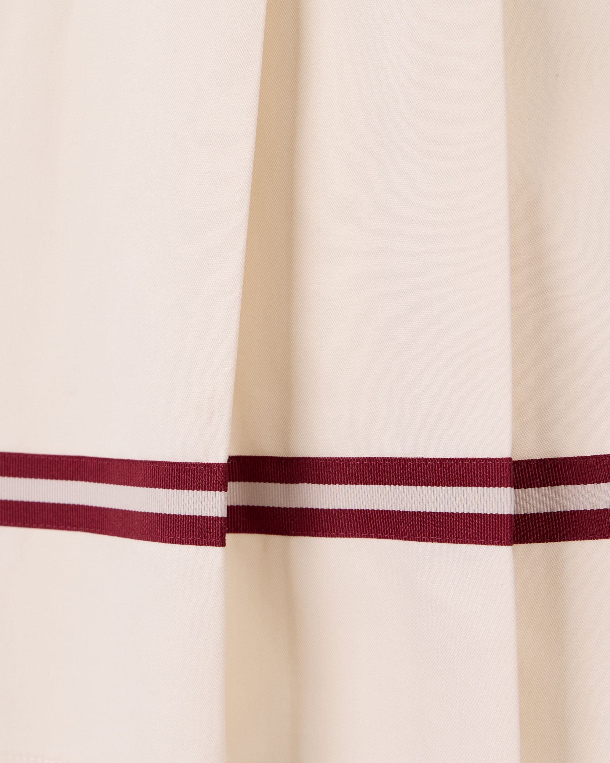 Bally Global - Rock aus Baumwolle in Elfenbein mit Bally-Ribbon-Details aus der Tennis Collection - White