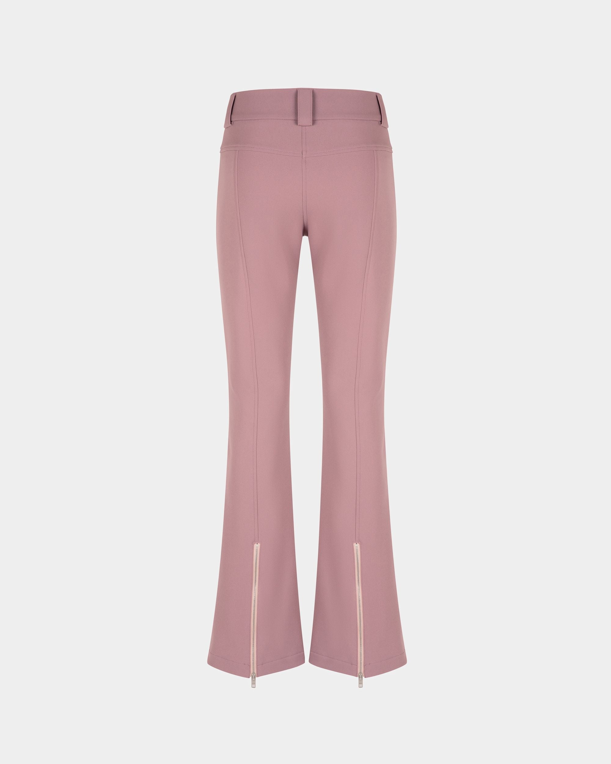 Bally Global - Flared Stretch Pants In Light Pink - Pink