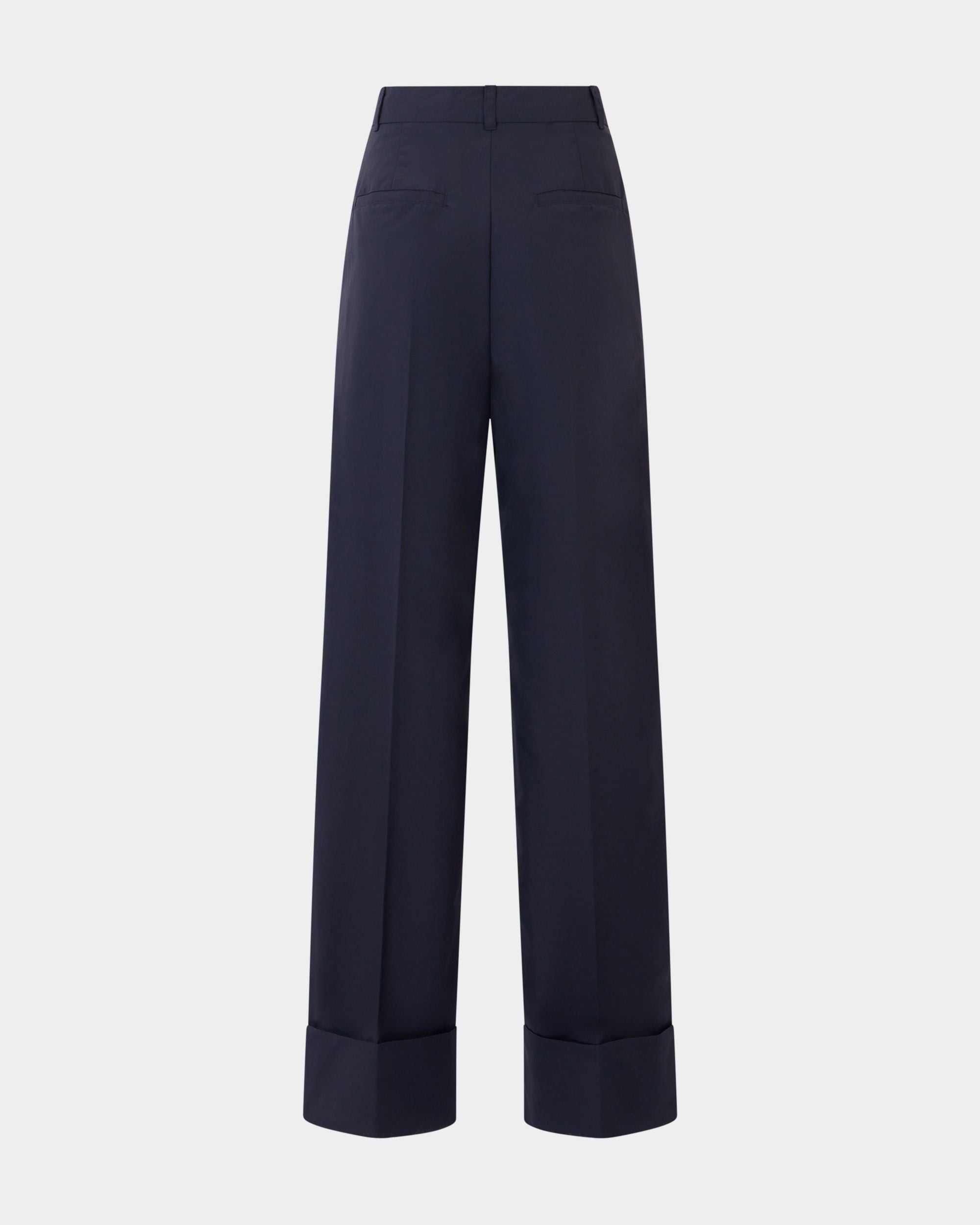 Bally Global - Trousers in Navy Blue Nylon - Blue