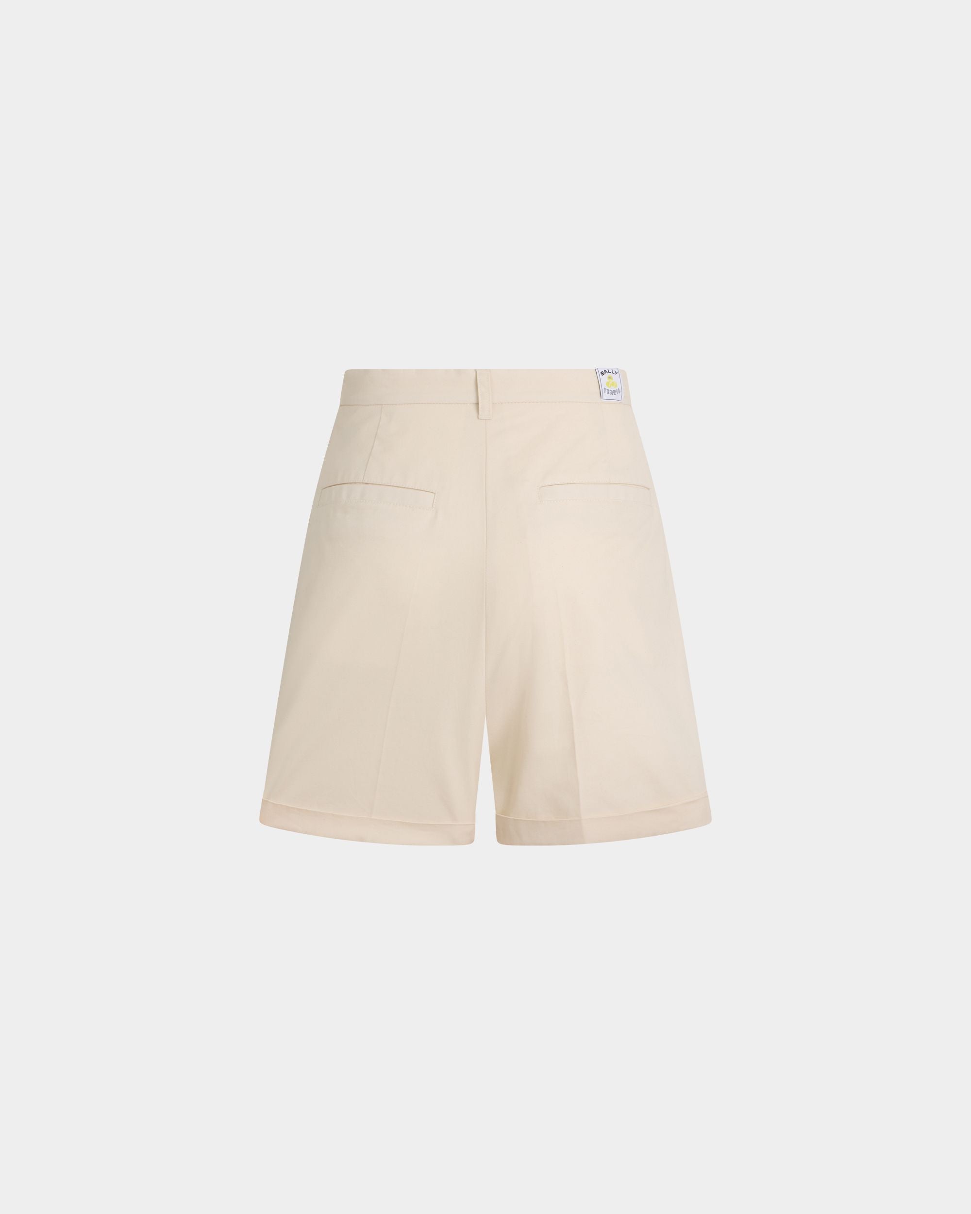 Bally Global - Shorts aus Baumwolle in Elfenbein aus der Tennis Kollektion - White