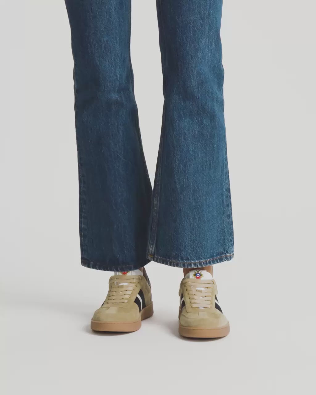 Bally Global - Zapatilla Retro Crest De Ante Marrón - Marrón