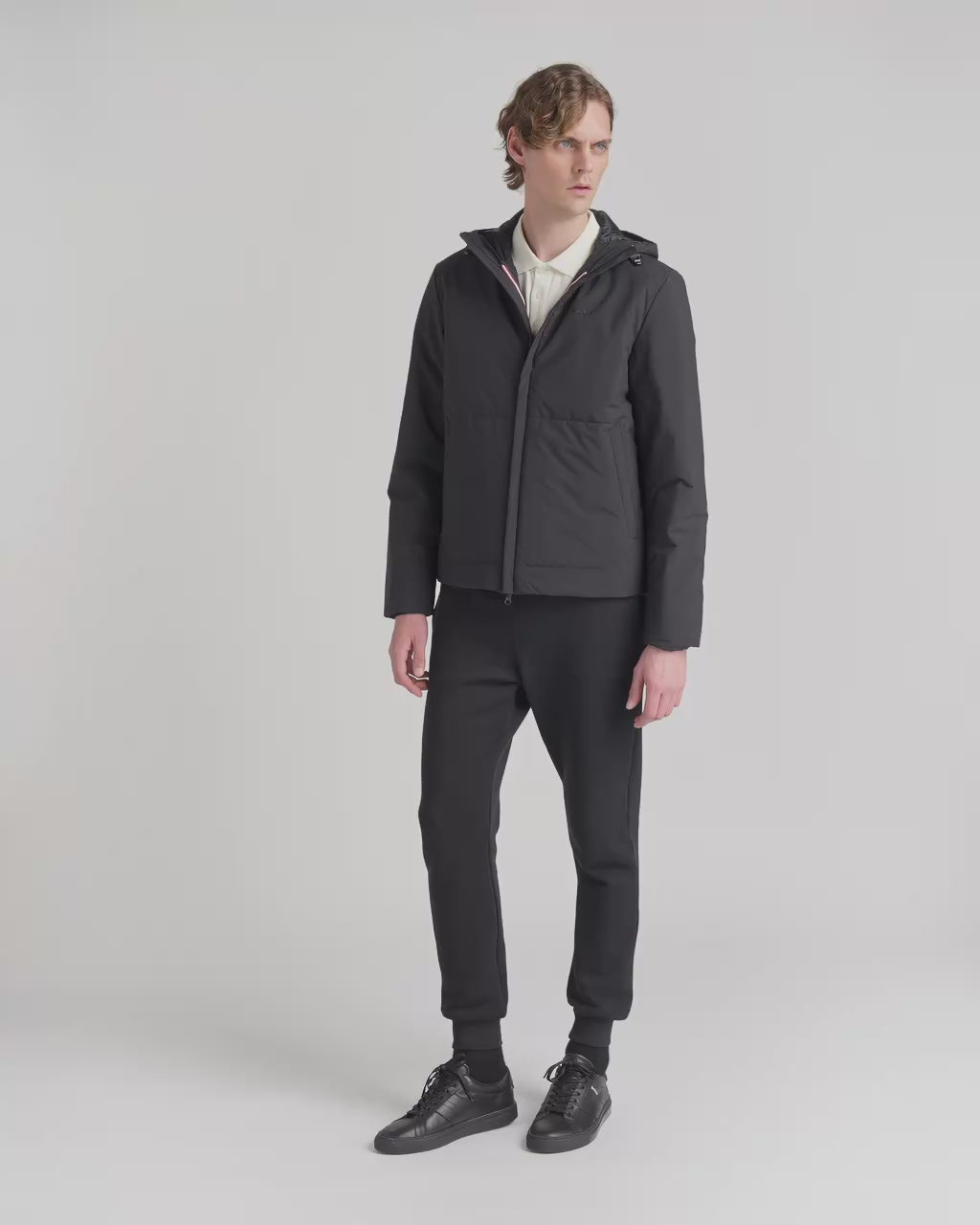 Bally Global - Padded Windbreaker in Black Recycled Polyester - Black