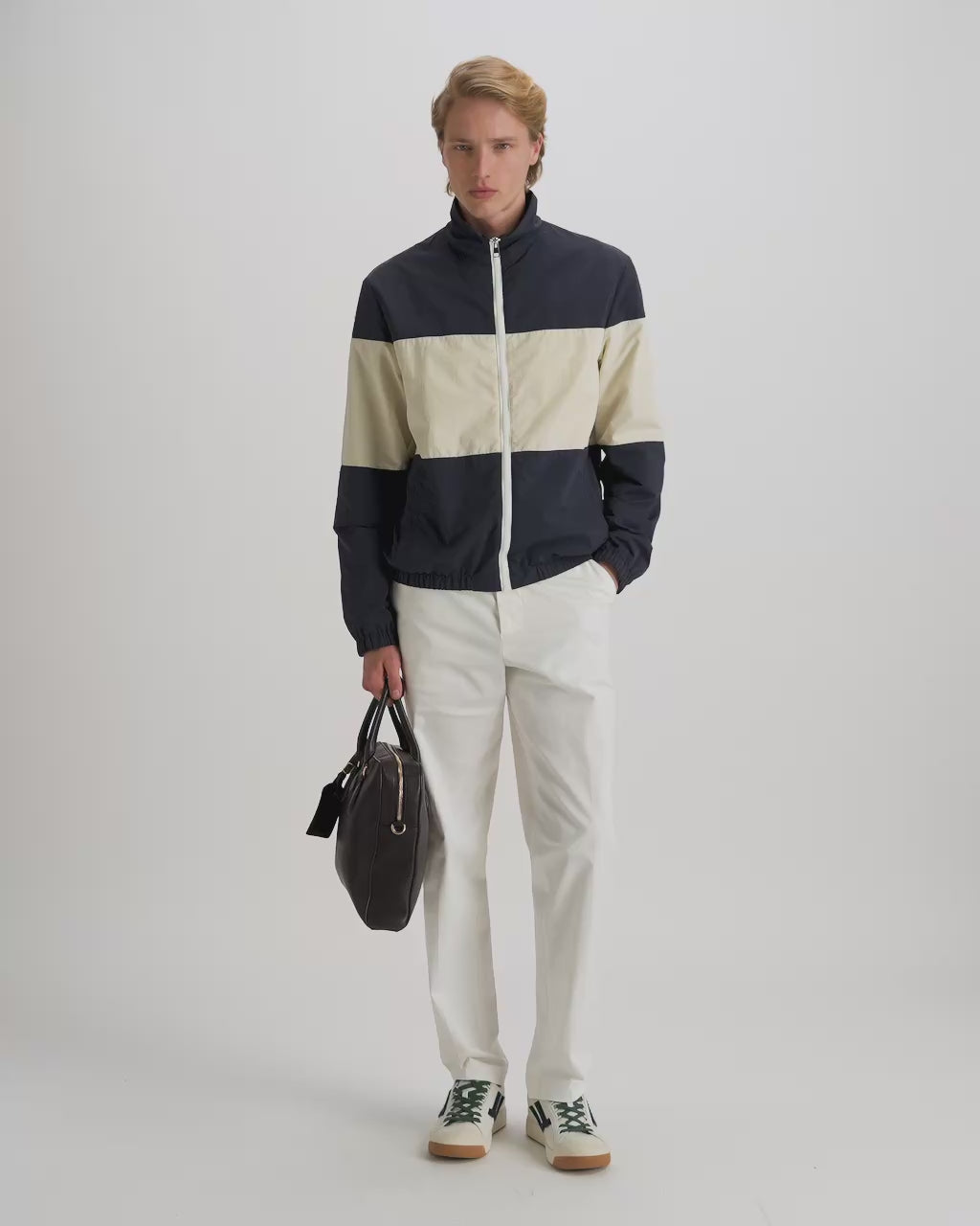 Bally Global - Beckett Briefcase in Ebano Grained Leather - Brown