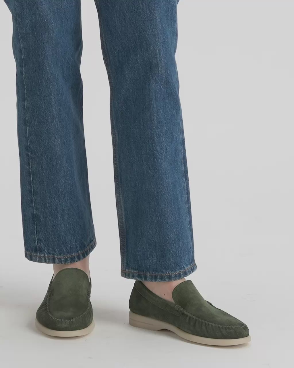 Bally Global - Switz Moc Loafer in Green Suede - Green