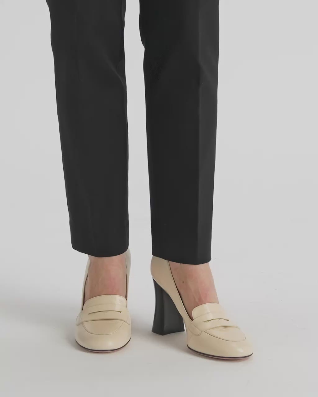 Bally Global - Mocasín Saule de piel marfil - Blanco