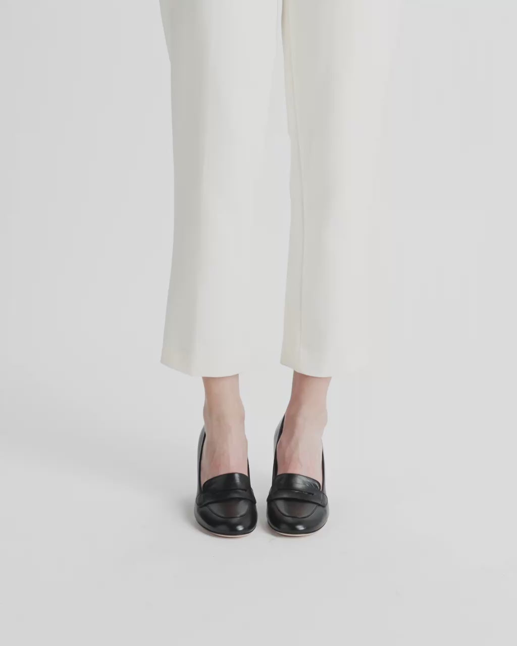 Bally Global - Escarpin mocassin Saule en cuir noir - Noir