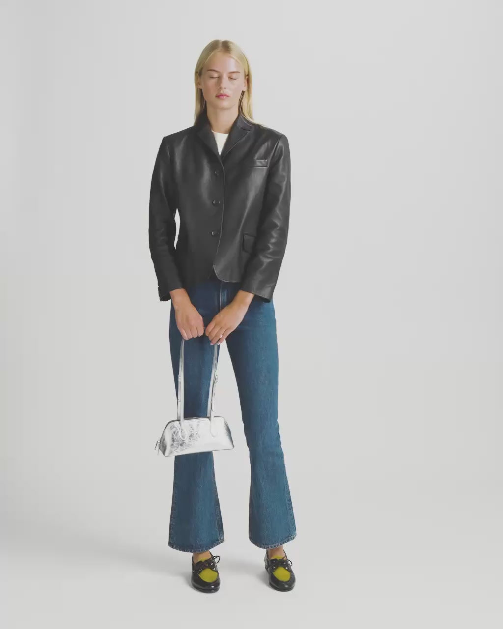 Bally Global - Praline Minibag in Silver Leather - Silver
