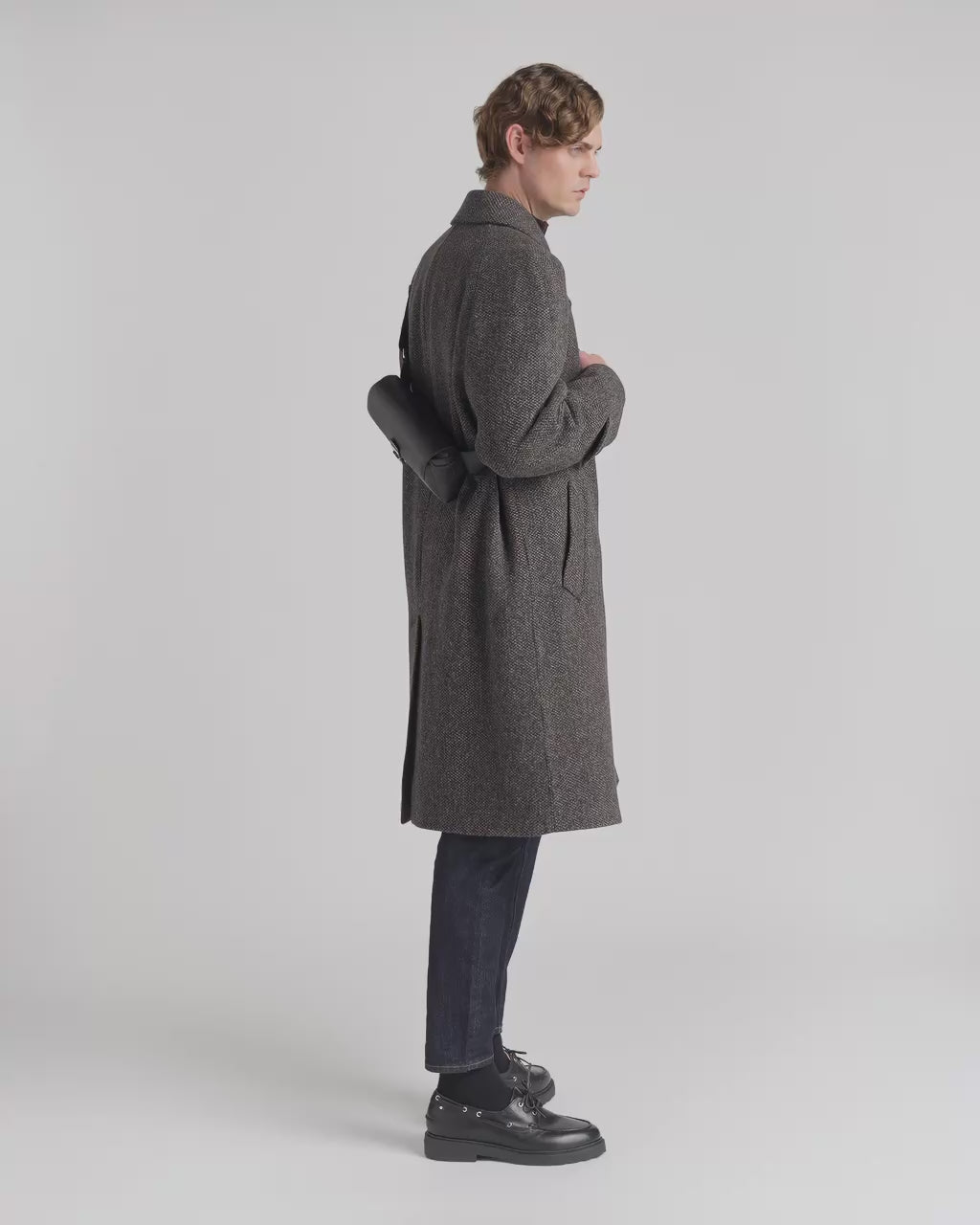 Bally Global - Capitol Belt Bag in Black Grained Leather - Black