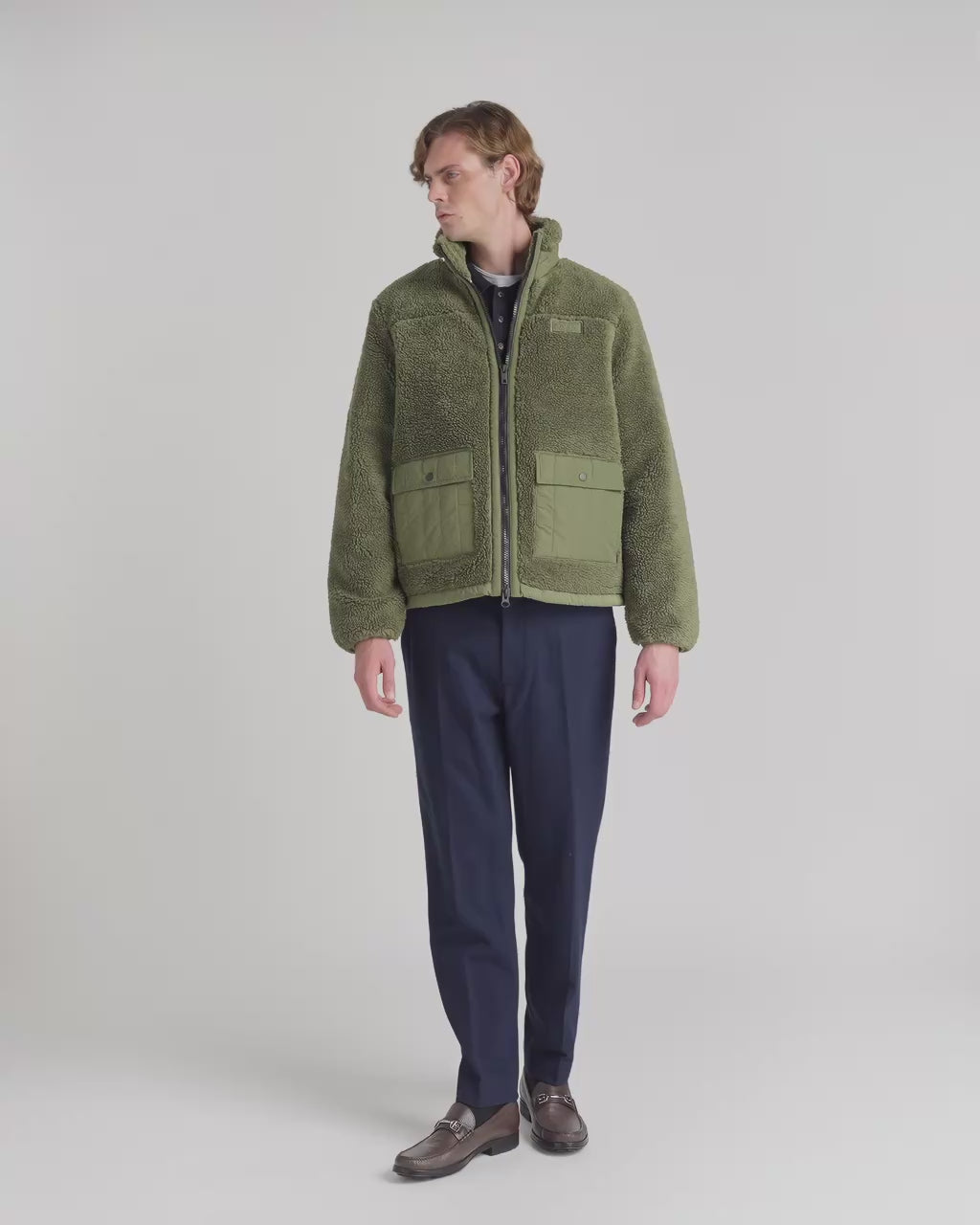 Bally Global - Fleece Jacket in Military Green Polyester - Green