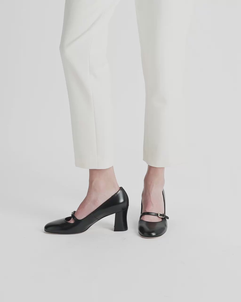 Bally Global - Décolleté Mary Jane Saule In Pelle Nera - Nero