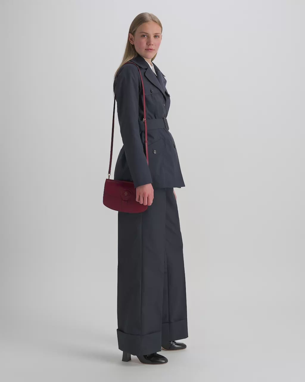 Bally Global - Minisac Beckett en cuir Ruby Red - Rouge