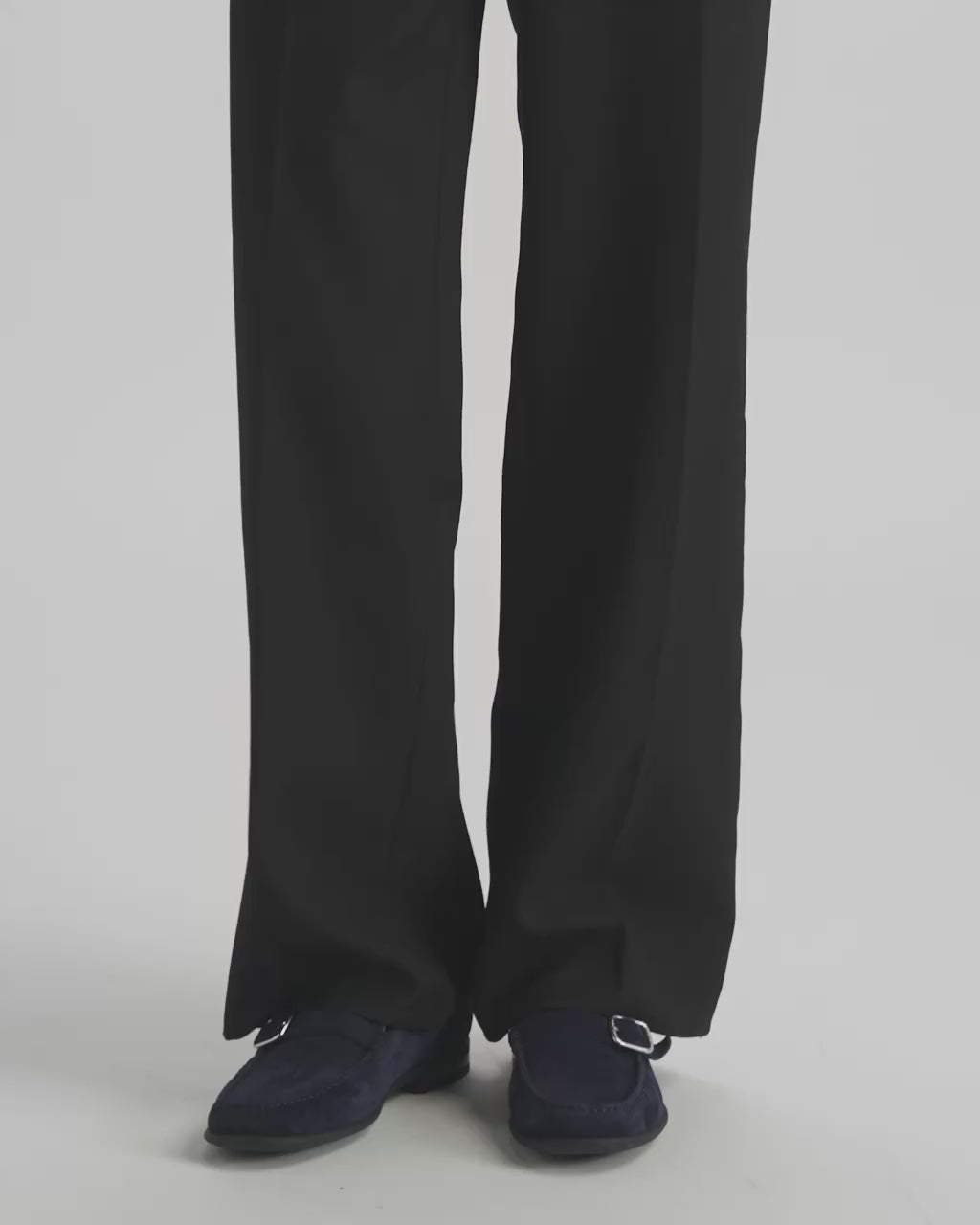 Bally Global - Drift Loafer in Navy Blue Suede - Blue