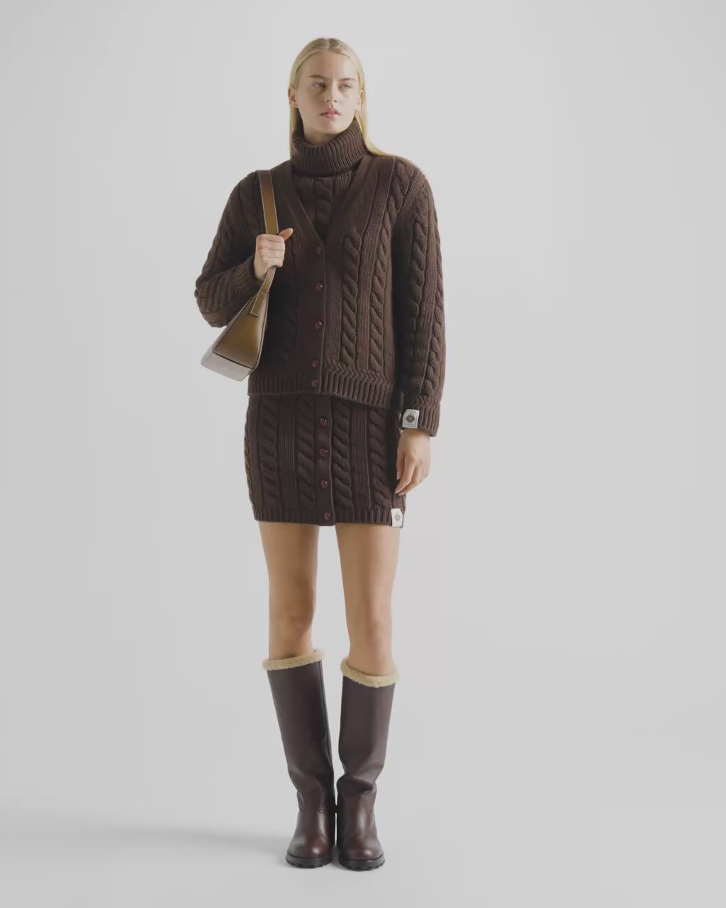 Bally Global - Easy Bally Shoulder Bag in Brown Leather - Brown