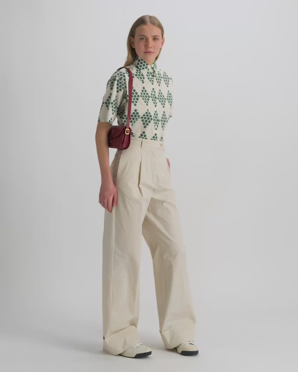 Bally Global - Beckett Minibag in Ruby Red Leather - Red