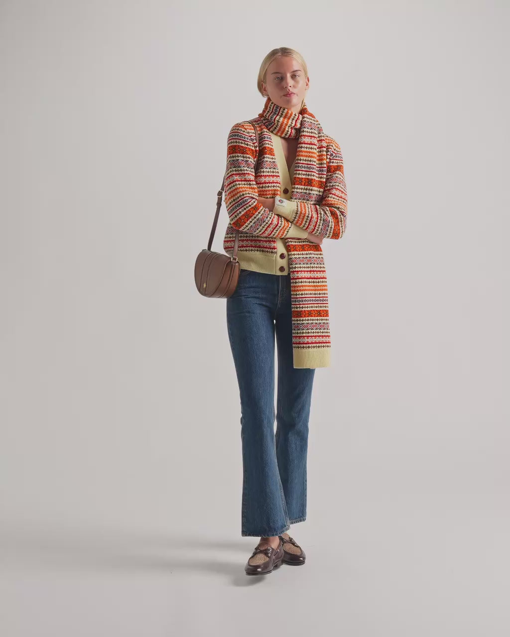 Bally Global - Sciarpa In Lana Multi Dusty Yellow Della Collezione Winter Capsule - Giallo