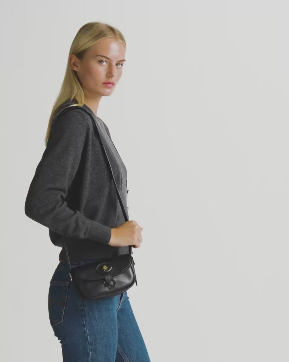 beckett leather travel backpack Women's Black Beckett Minibag in Black Leather