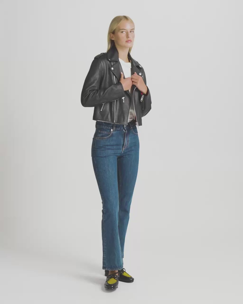 Bally Global - Biker Jacket in Black Leather - Black