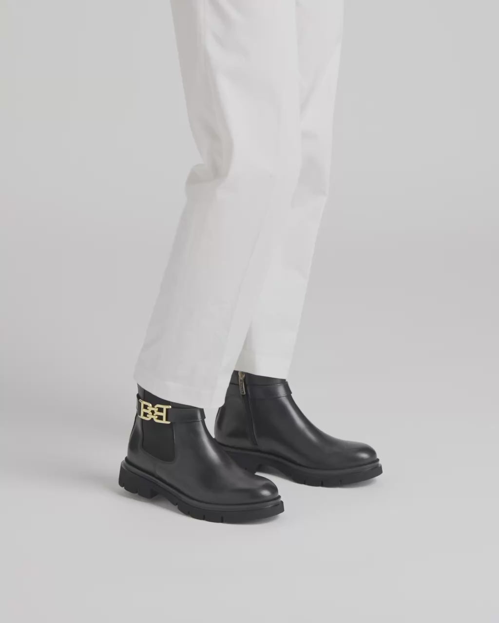 Bally Global - Bota Chelsea Walidy de piel negra - Negro