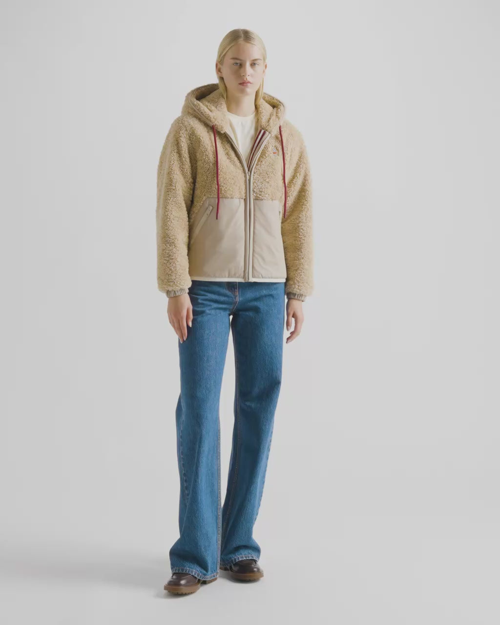 Bally Global - Fleece Jacket in Beige Polyester - Beige