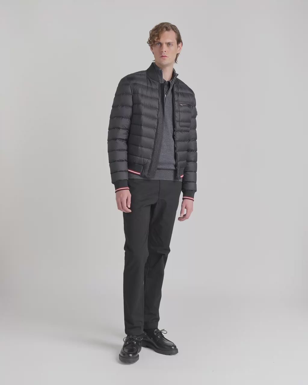 Bally Global - Light Puffer Jacket in Black Nylon - Black