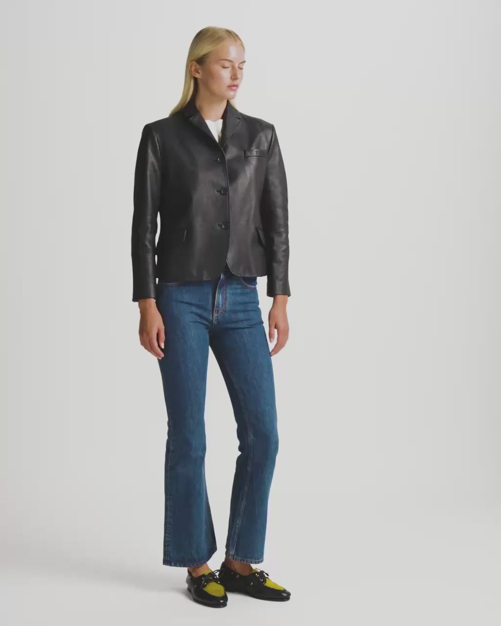Bally Global - Blazer in Black Leather - Black