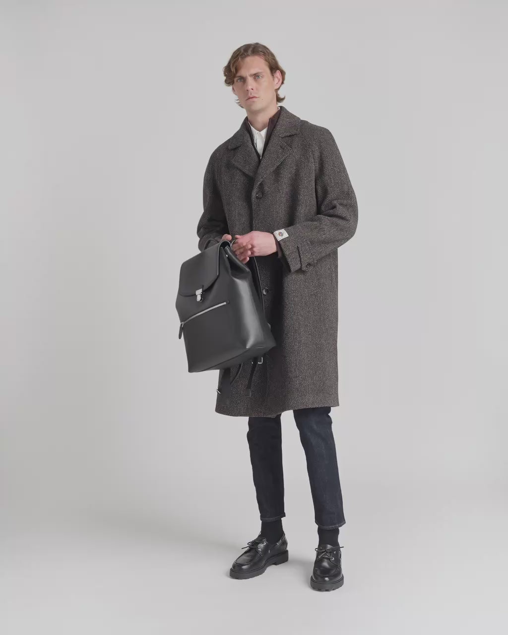 Bally Global - Capitol Backpack in Black Grained Leather - Black