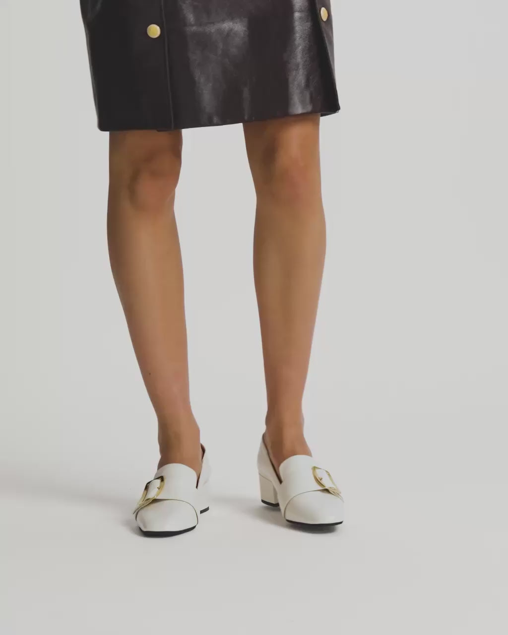 Bally Global - Bally Boucle Pump In Ivory Leather - White