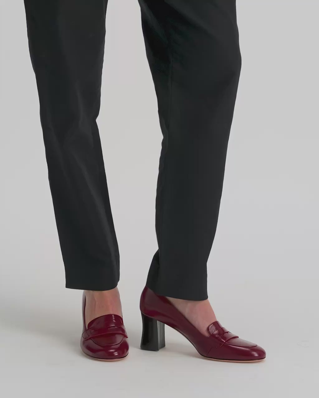 Bally Global - Saule Loafer Pump in Ruby Red Leather - Red