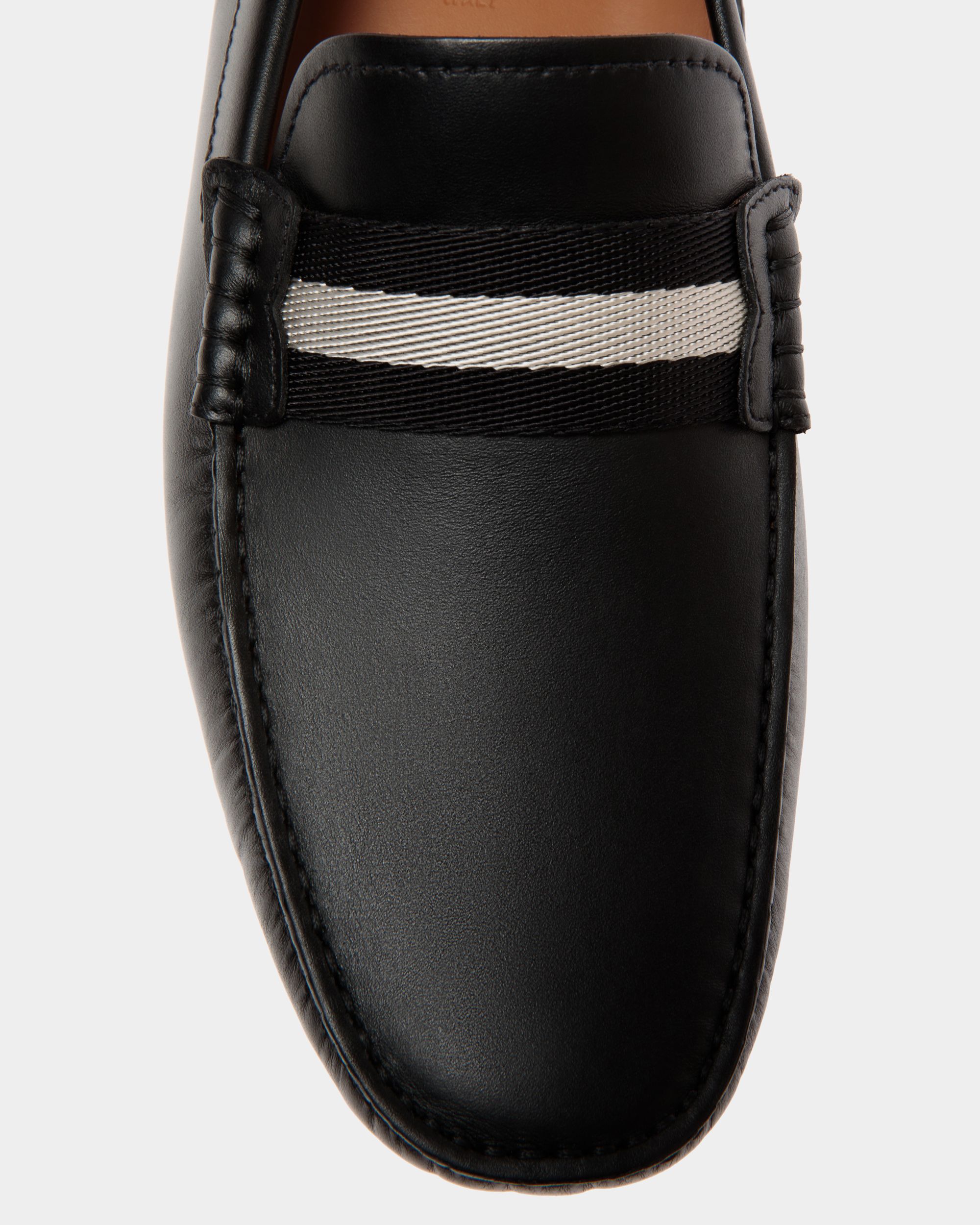 Waltec Leather Drivers In Black - Men's - Bally - 05