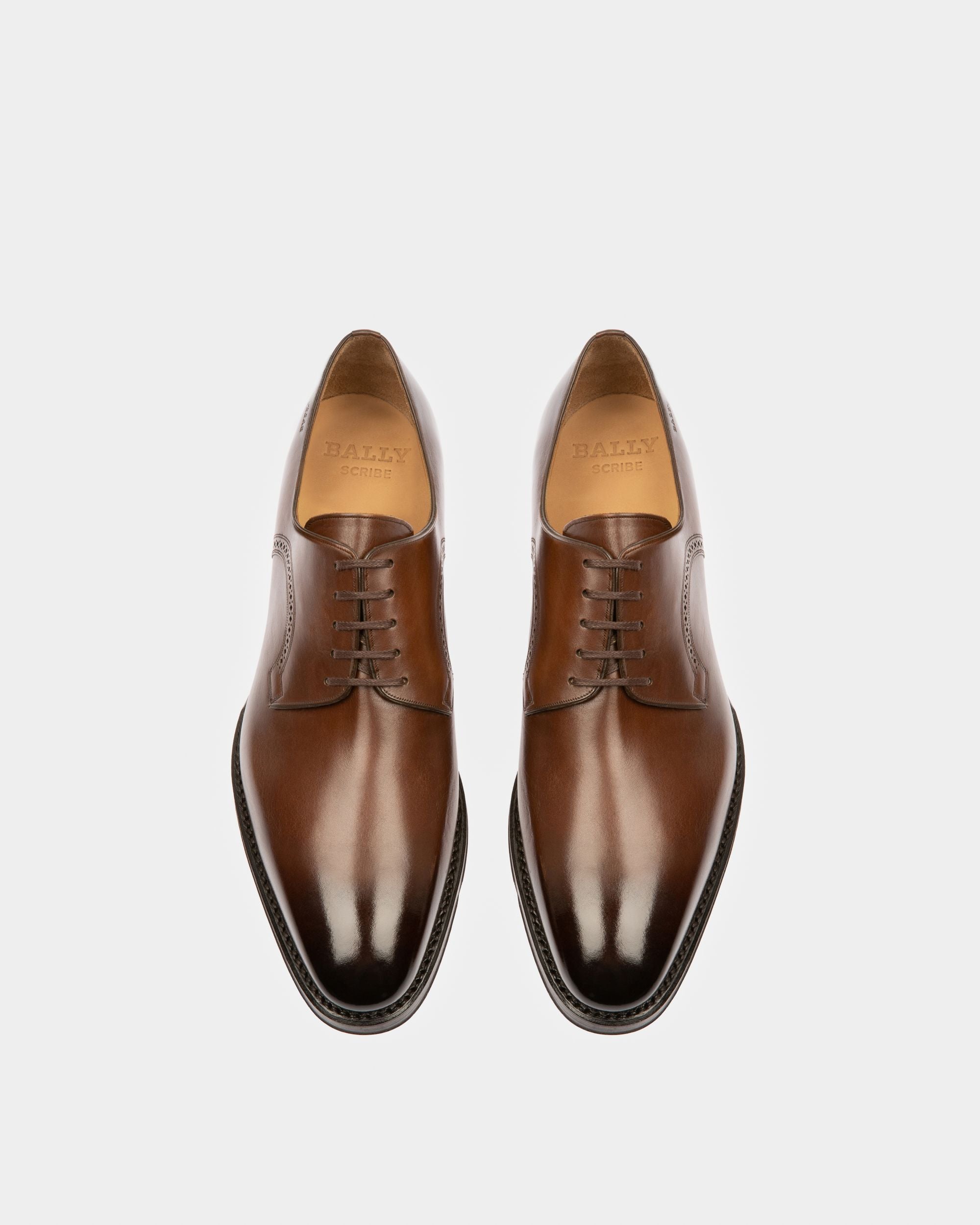 Scamardo Zapatos Derby En Piel De Color Marrón - Hombre - Bally - 02