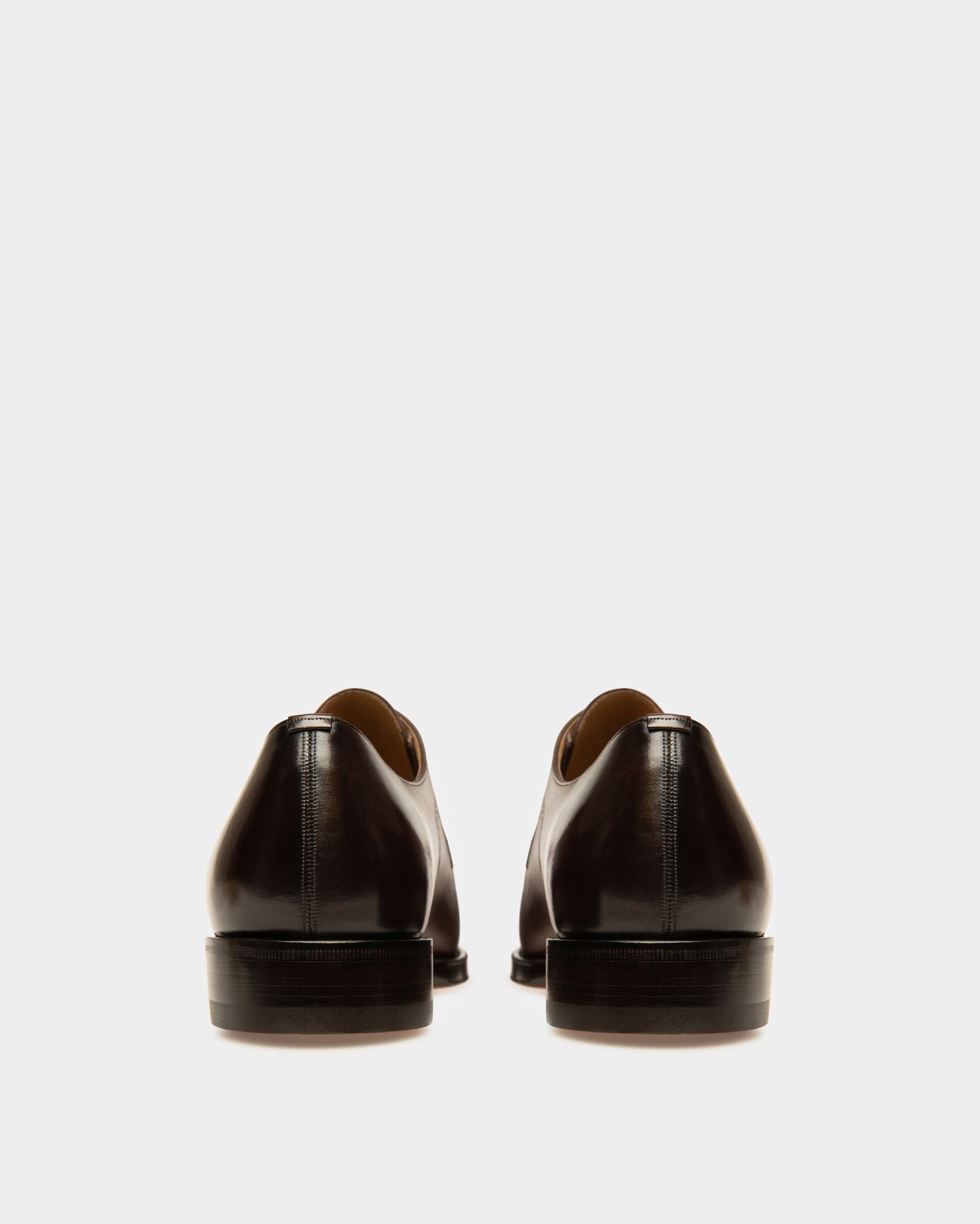 Scamardo Zapatos Derby En Piel De Color Marrón - Hombre - Bally - 03