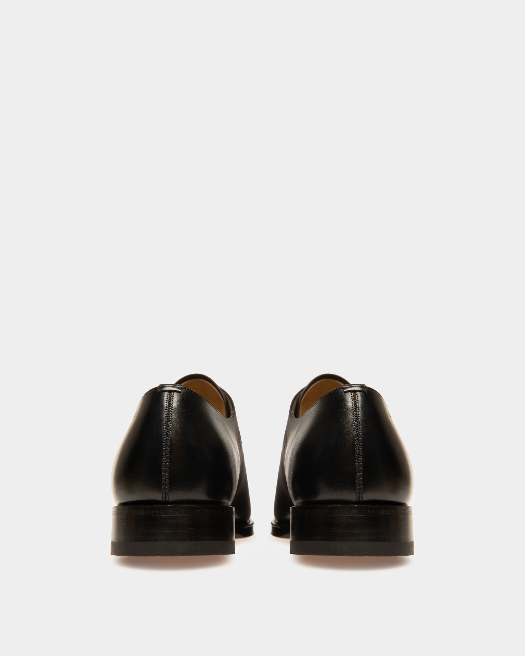 Zapato Oxford Scanio Del Piel Negra Con Cordones Para Hombre - Hombre - Bally - 03