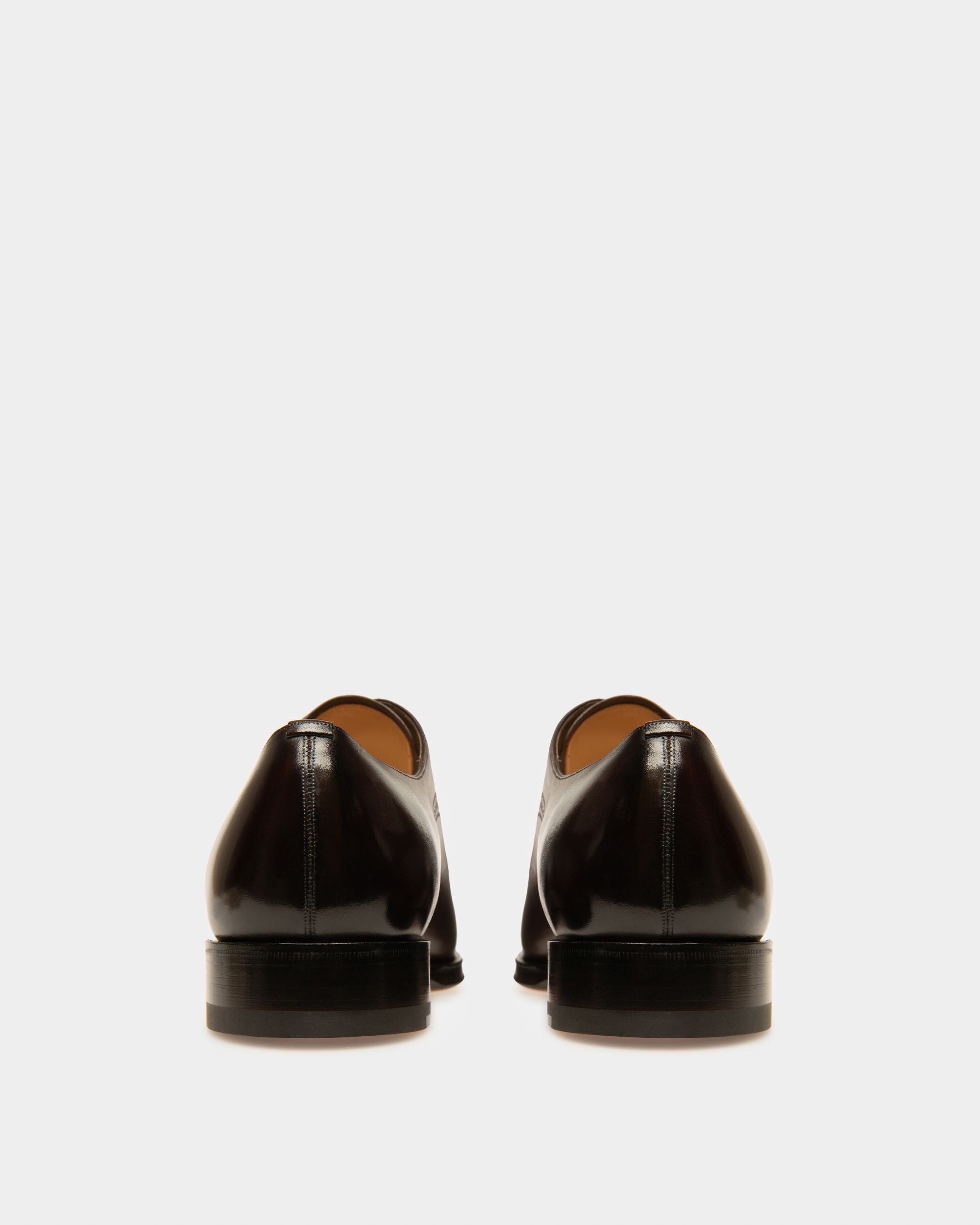 Scanio Zapato Oxford En Piel De Color Marrón - Hombre - Bally - 03